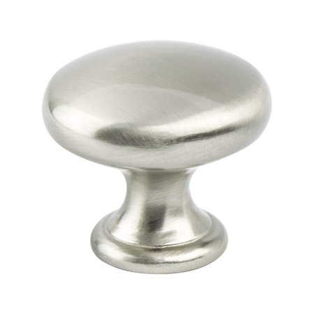 BERENSON Contemporary Advantage Four Brushed Nickel Wide Round Knob 9432-4BPN-P